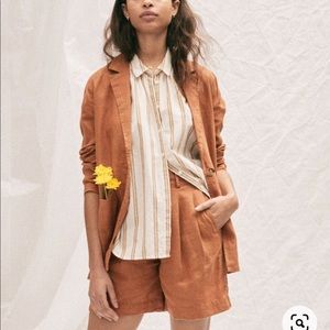 COPY - madewell linen dorset blazer